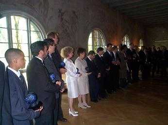 Line of Winners at The Global Bangemann Challenge