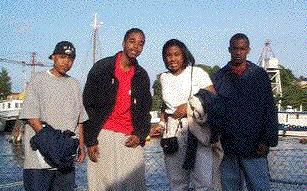 Angel, Osakwe, Khalid and Jerlena at the Amusement Park