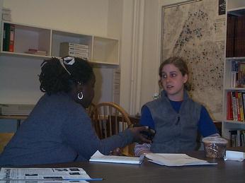 Devan and Clarie get trading News Tips.